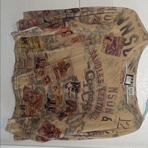 Vintage Graphic Long Sleeve Top